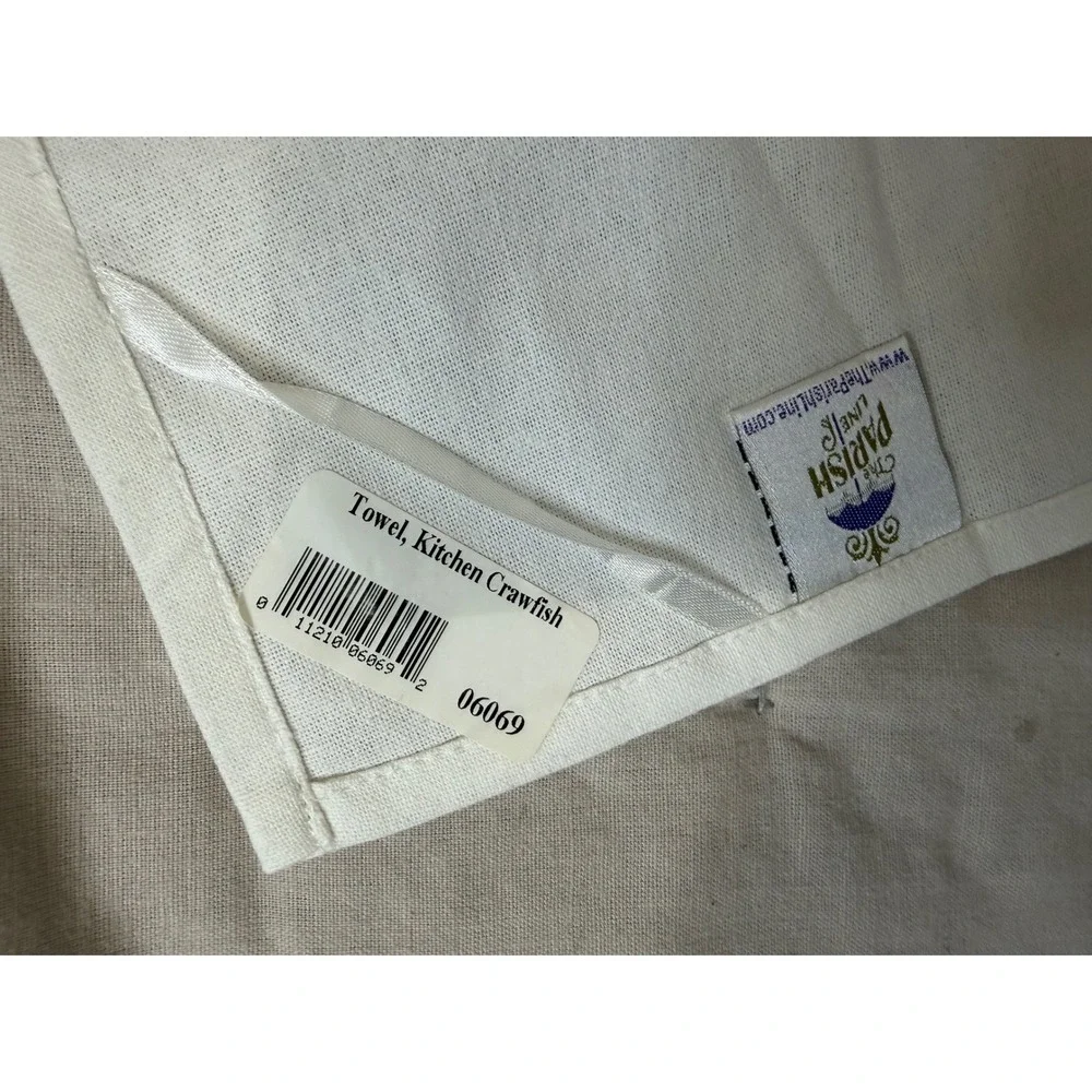 2PC The Parish Line Kitchen Towel Set Doux You Roux Crawfish Cotton New Orleans‎